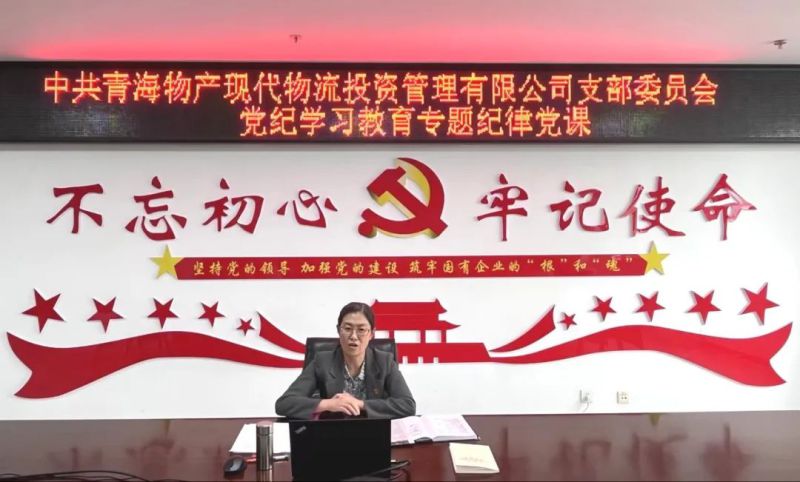 嚴(yán)明紀(jì)律作風(fēng) 永葆政治本色&mdash;&mdash;集團(tuán)黨委書記、董事長(zhǎng)劉玲同志講授專題紀(jì)律黨課